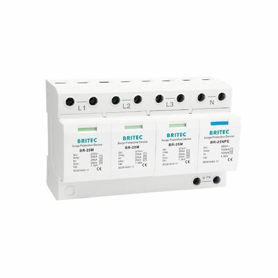 BR-25M 3+1 150V 275V 320V 440V Thiết bị bảo vệ siêu cường Tiêu chuẩn bảo vệ siêu cường loại 1 SPD