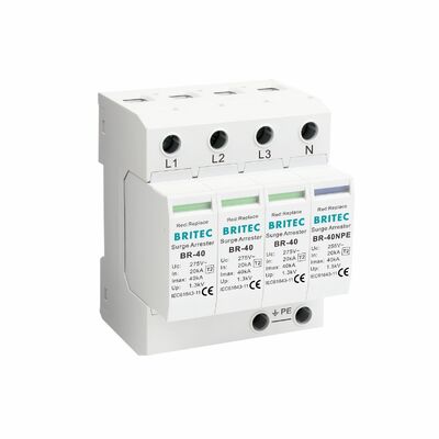 Thiết bị chống sét lan truyền BR-40 275 6+1 Loại 2
Thiết bị chống sét ray DIN 275V cho hệ thống 3 pha