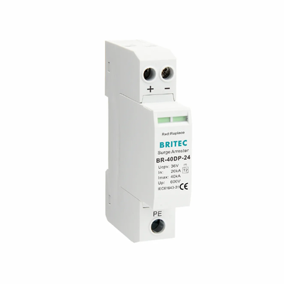 Thiết bị chống sét lan truyền 48 Type 2 DC 48V SPD 40kA BR-40DP với vỏ nhựa nhiệt UL94-V0