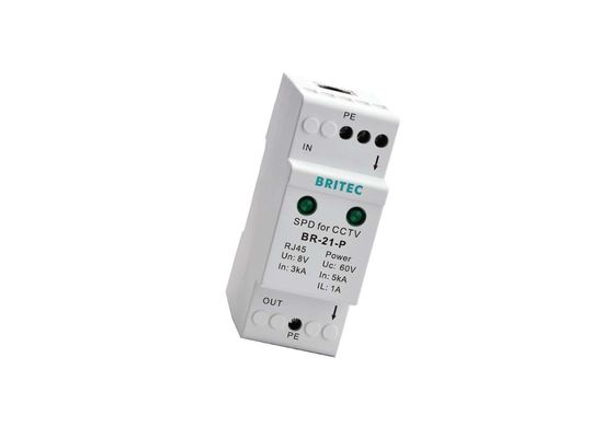IEC 61643 - 21 Khối thiết bị đầu cuối bằng nhựa 0.5 A cho CCTV / CCTV - 21