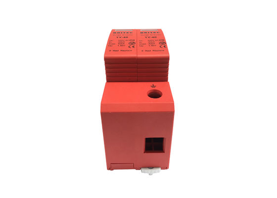 320V Pluggable 40kA 2P Loại 2 Thiết bị bảo vệ chống sét Thiết bị chống sét mô đun