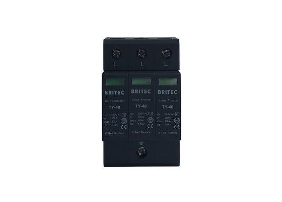 IEC 61643 Class II 3P Pluggable Type 2 SPD 40kA for General Protection