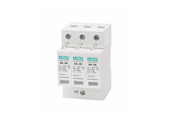 Bộ chống sét 5kA 3P 320Vac Loại 1 + 2 / Class I + II / Class B + C