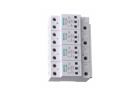 IEC61643-11 120ka Thiết bị bảo vệ chống sét lan truyền 3 pha MOV SPD