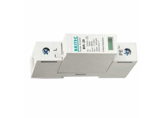 AC 275V Bộ chống sét Surgeor Bộ bảo vệ tăng áp một pha SPD 20kA