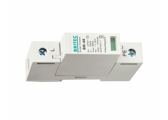 Hệ thống chống sét SPD 40kA 1P Hệ thống chống sét Din Rail IEC61643