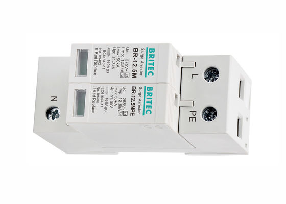 Lớp B + C bảo vệ sóng sét 12,5kA Iimp 275V AC T1 + T2