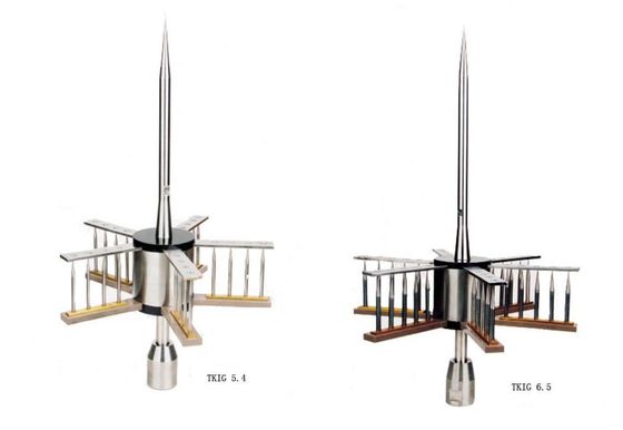 Kim thu sét Inox 304, Cột chống sét có phóng điện sớm cho tòa nhà cao tầng chống sét