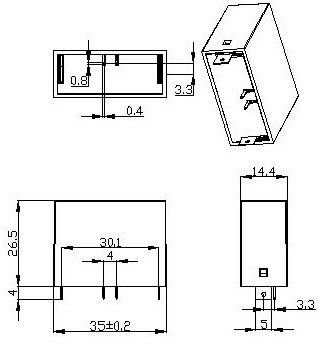 BRPV - 20RS 500V DC Thiết bị bảo vệ chống sét lan truyền PCB Mount SPD