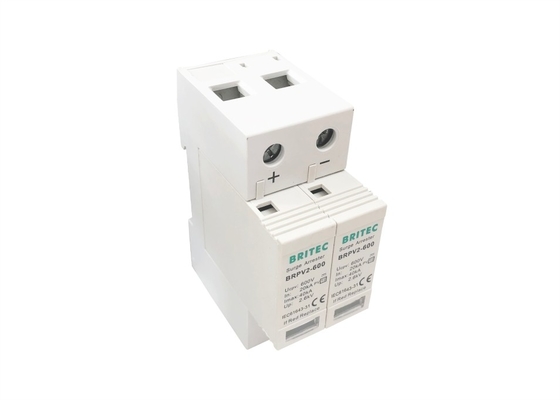 Thiết bị bảo vệ chống sét lan truyền 600v 2P DC Class II DC cho hệ thống năng lượng mặt trời