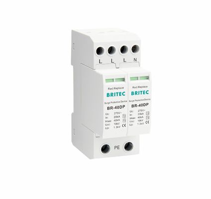 BR-275 40DP 4 275v Thiết bị bảo vệ chống sét (SPD) Loại 3, SPD loại 2 và 3