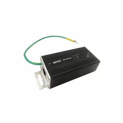 BR-POE-M hệ thống mạng ngăn sóng tín hiệu POE mạng ngăn sóng POE điện rj45 bảo vệ sóng din rail