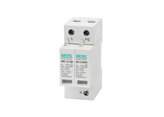 Lớp B + C bảo vệ sóng sét 12,5kA Iimp 275V AC T1 + T2